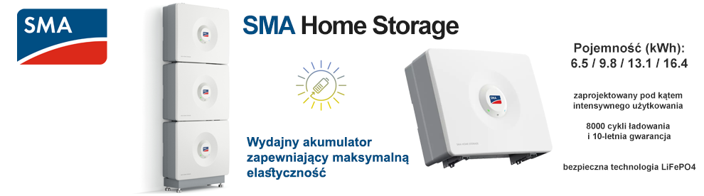 na grafice bateryjne magazyny energii marki SMA