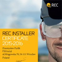 certyfikat instalatora REC