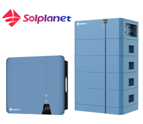 zestaw inwerter hybrydowy + magazyn energii Solplanet